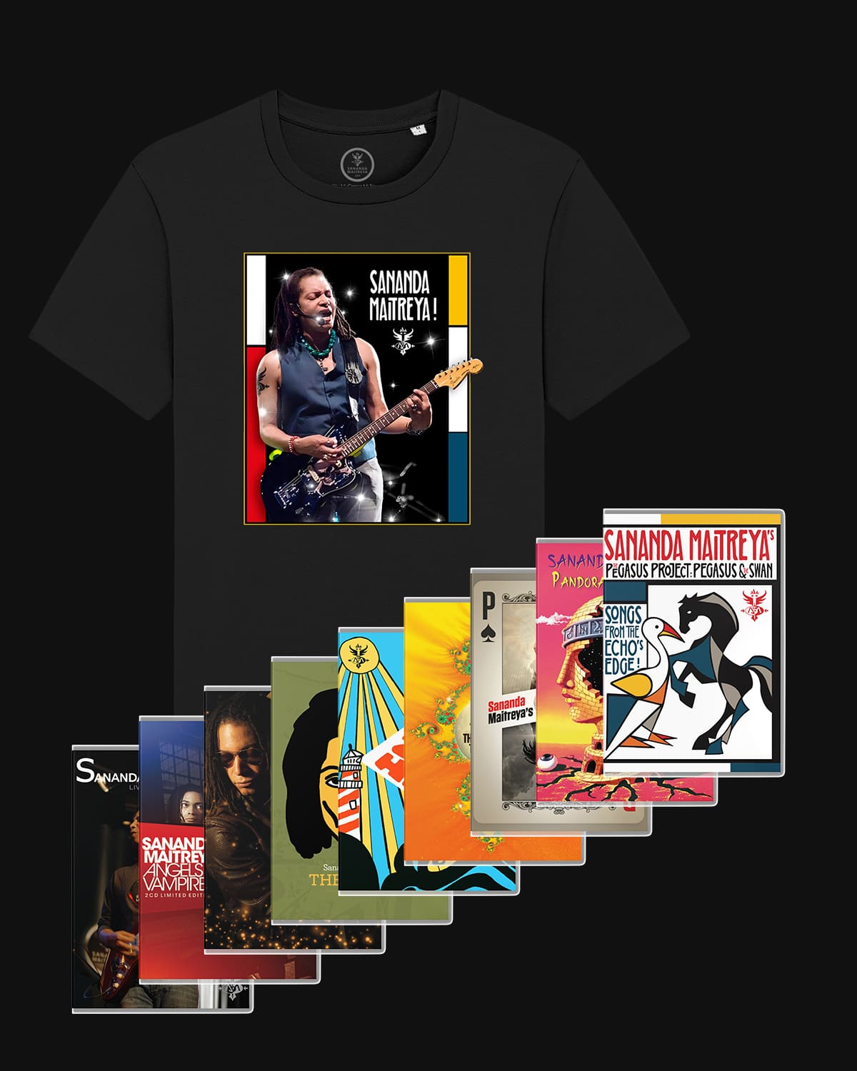 Sananda Maitreya - Full Collection Bundle [All CDs + T-shirt + DVD]