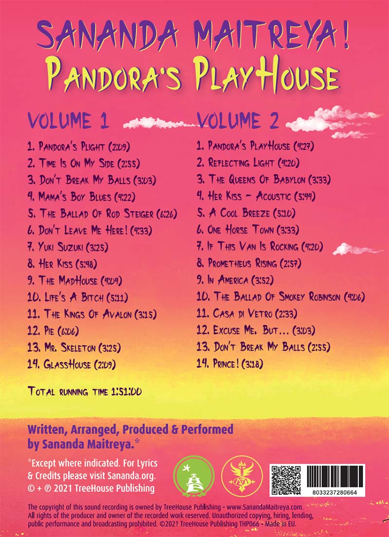 Pandora's PlayHouse Official CDs – Sananda Maitreya